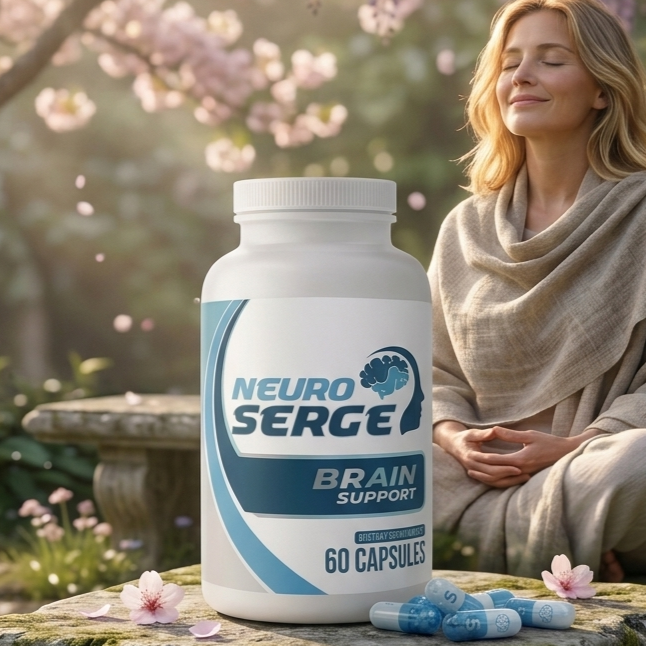 Neuro Serge natural brain health and memory focus supplement bottle